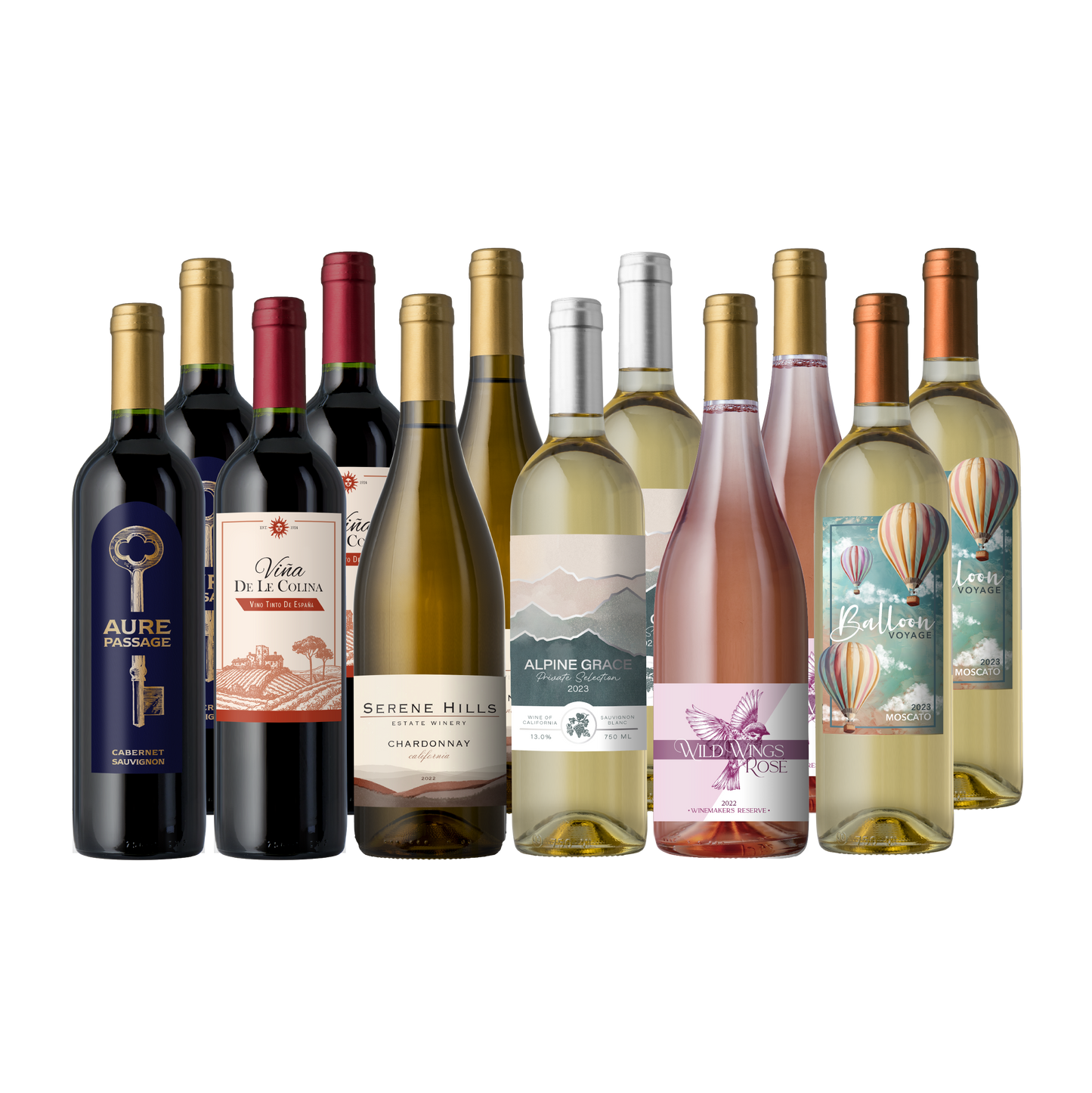 Vino Voyage Discovery Wine Set 12 Bottle Mixed