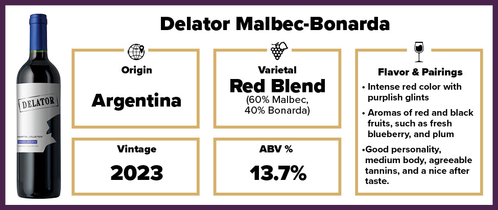 Delator Malbec-Bonarda 2023