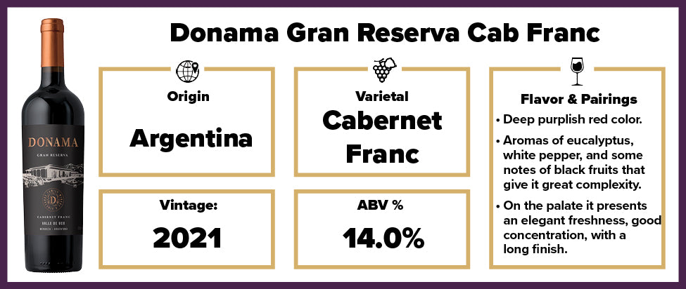 Donama Gran Reserva Cab Franc 2021