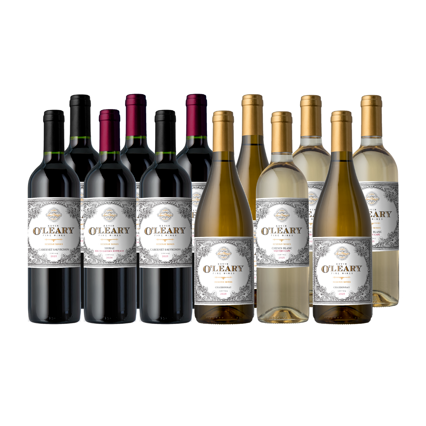 Kevin O’Leary Reserve 12 Bottle Wine Set Red & White