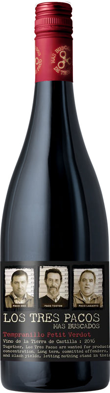 Los Tres Pacos Mas Buscados Tempranillo-Petit Verdot 2020