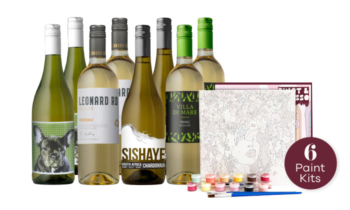 Groupon Paint & Sip 6 Person Party Box