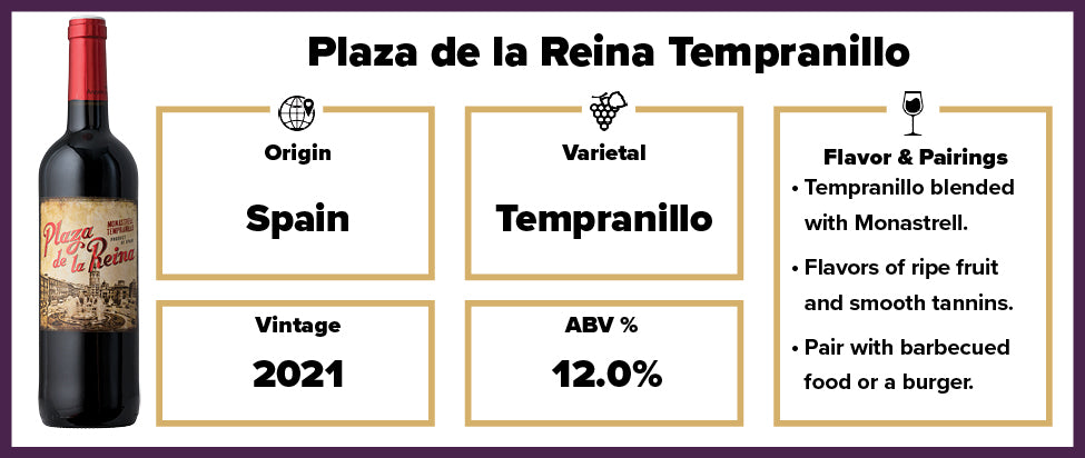 Plaza de la Reina Tempranillo 2021