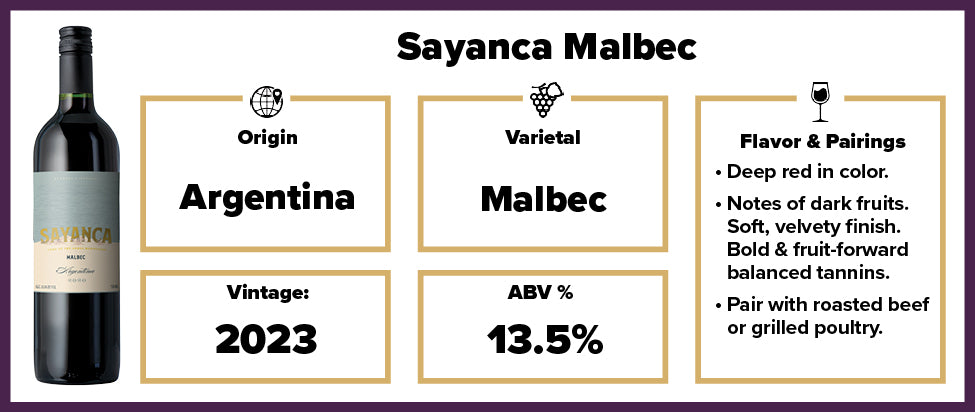 Sayanca Malbec 2023*