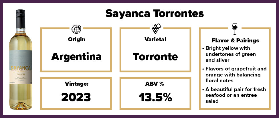 Sayanca Torrontes 2023*