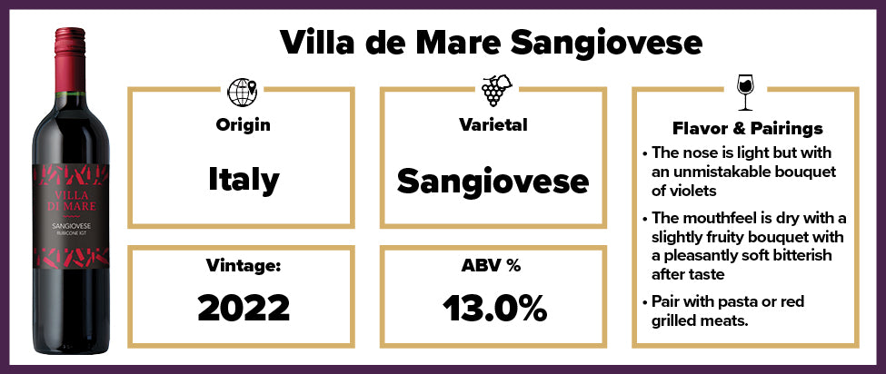 Villa di Mare Sangiovese 2022