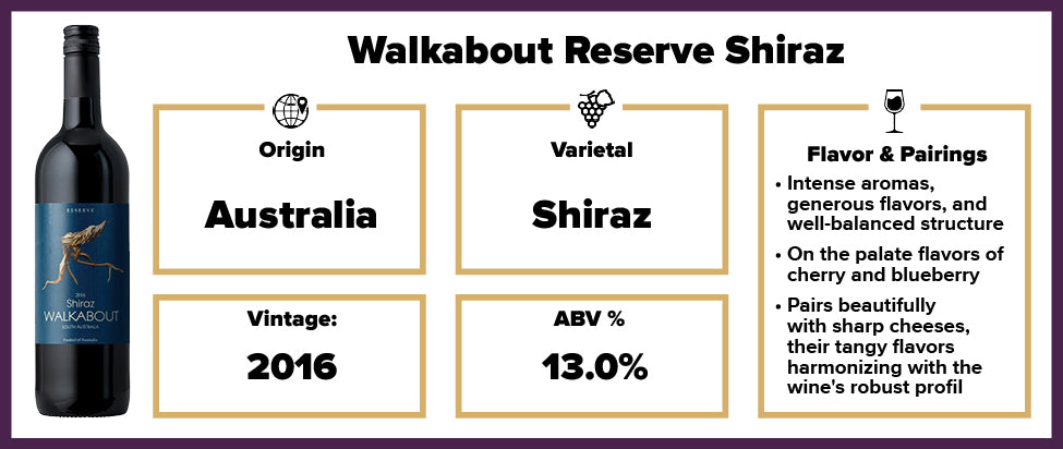 Walkabout Reserve Shiraz 2016