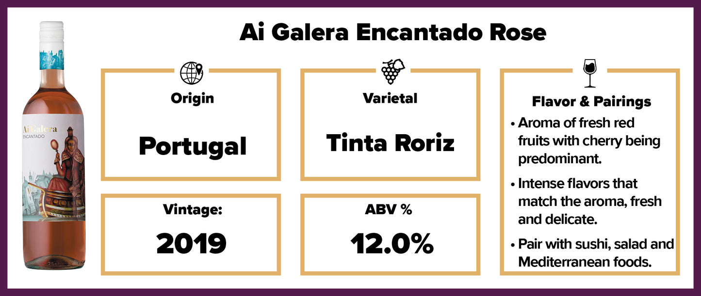 Ai Galera Encantado Rose 2019