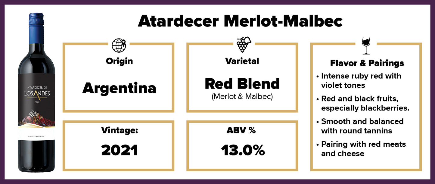 Atardecer Merlot-Malbec 2021