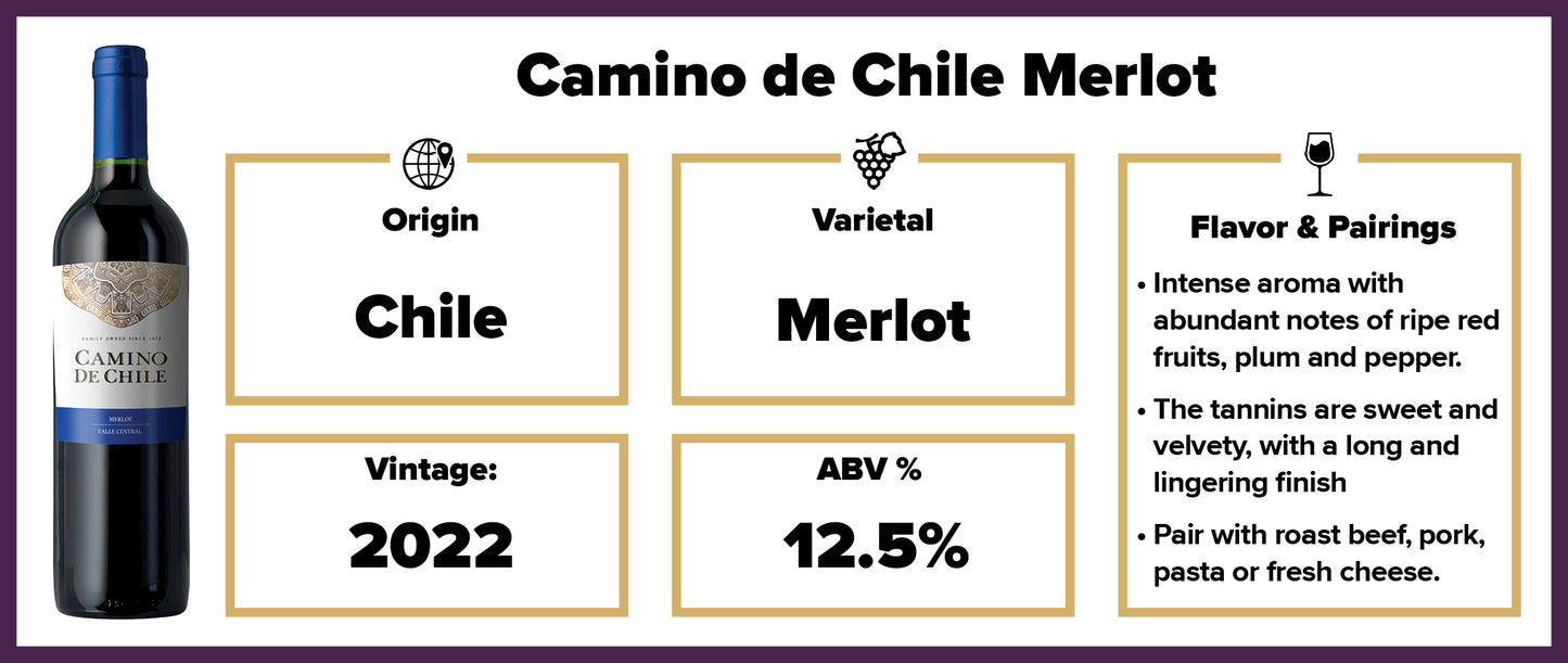 Camino de Chile Merlot 2022