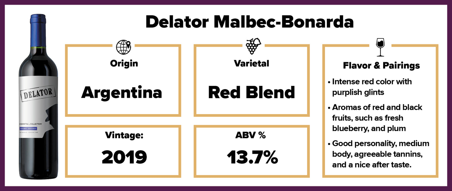 Delator Malbec-Bonarda 2019