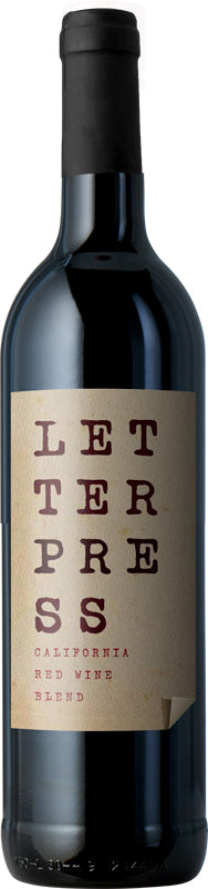 Letter Press California Red Blend