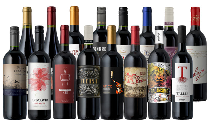 UPGRADE: March Madness Vineyard Red Wine 16-Pack V