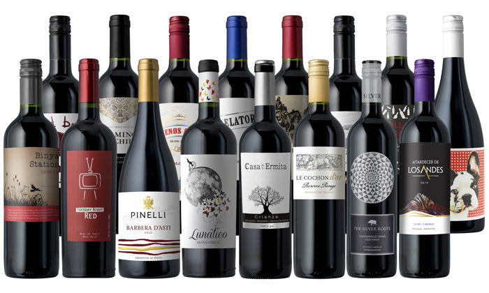 UPGRADE: March Madness Vineyard Red Wine 16-Pack