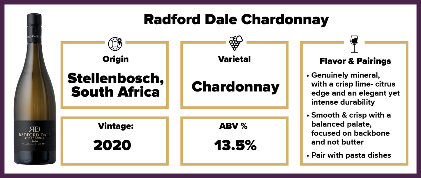 Radford Dale Chardonnay 2020