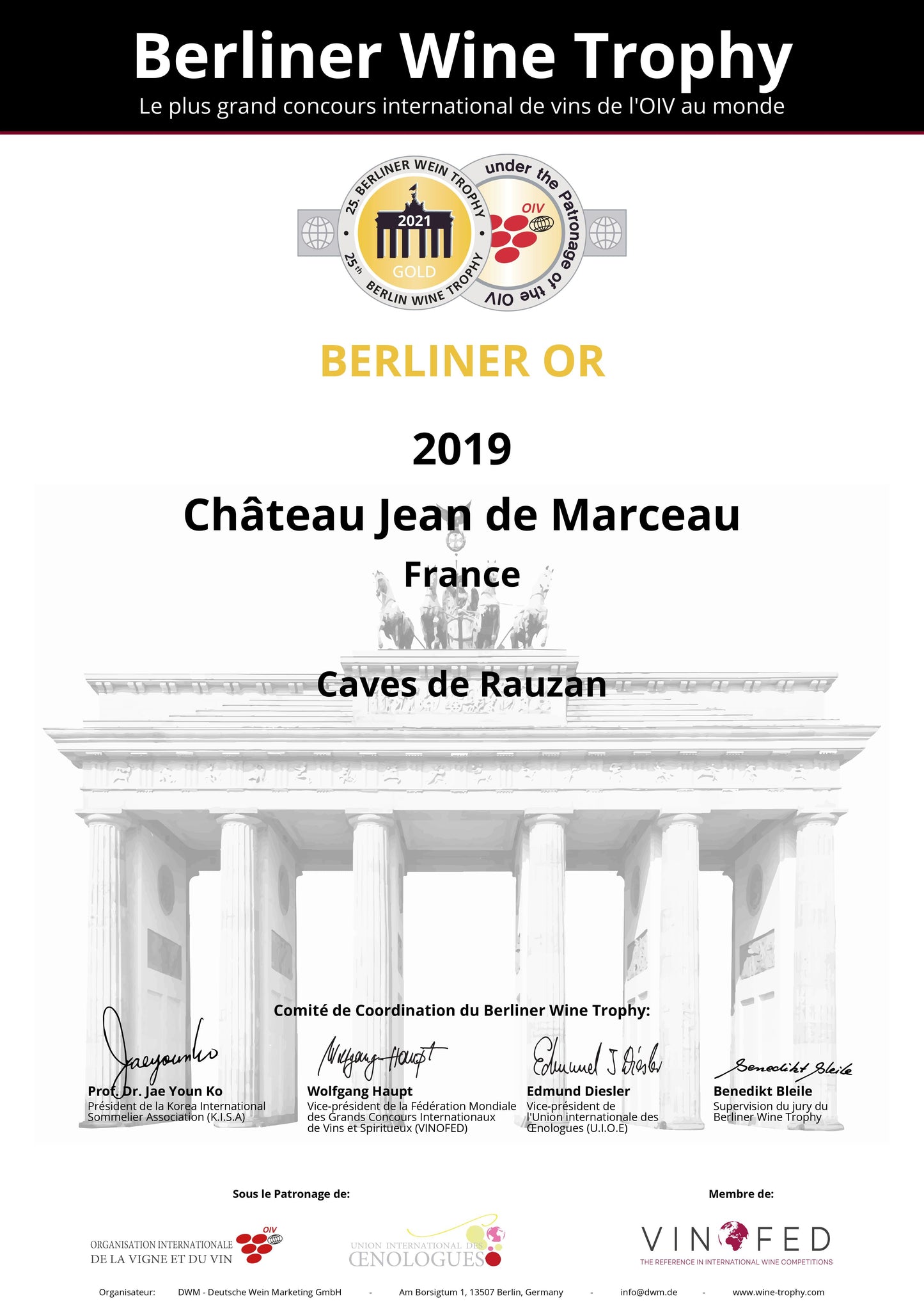 Chateau Jean de Marceau Bordeaux 2020