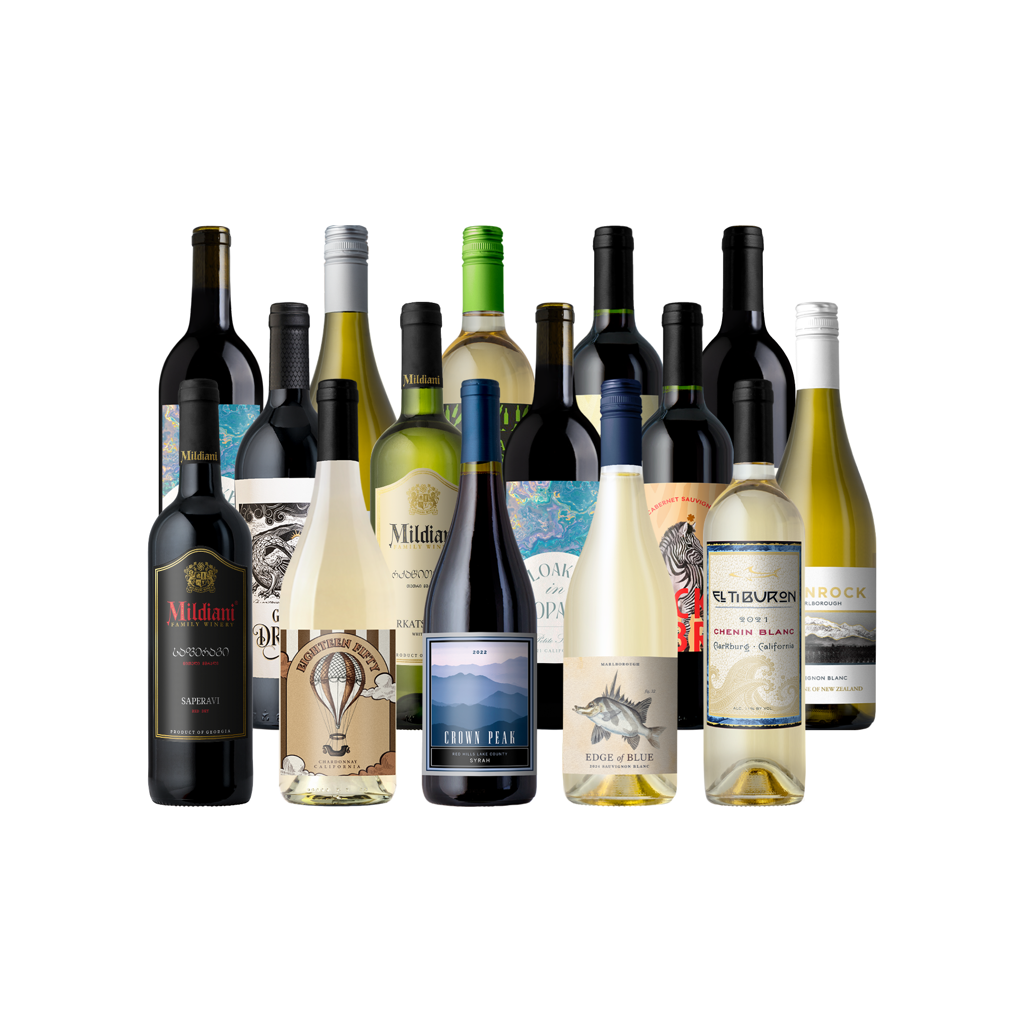 Splash - UPGRADE: 7th Wino Anniversary Vineyard 15-Pack - 15-Bottle - Mixed