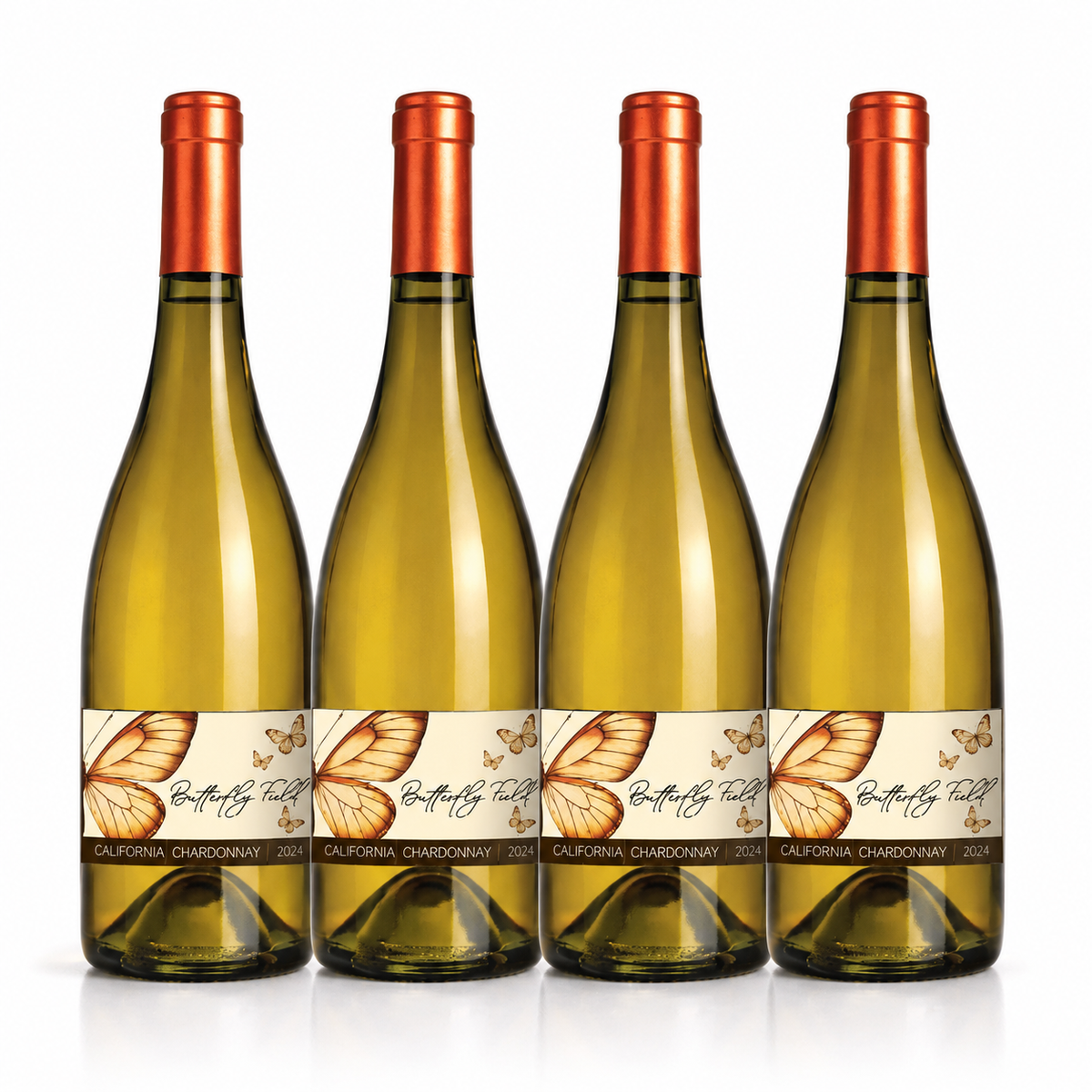 Vino Voyage Award Winning Wines Chardonnay4 Bottle Set