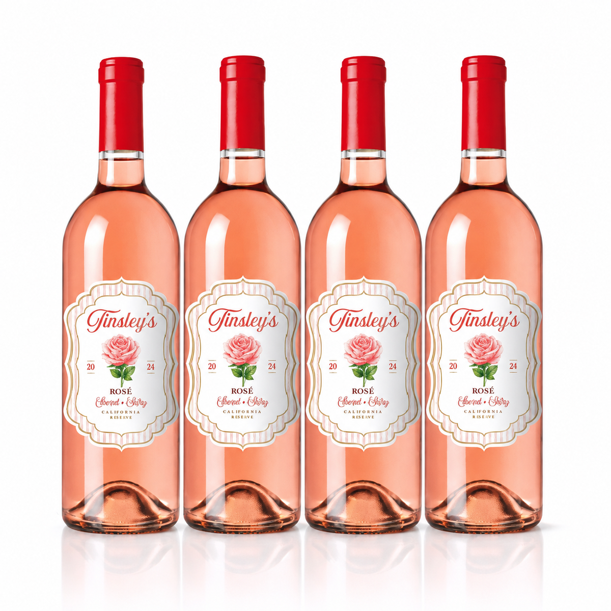 Vino Voyage Award Winning Wines 4 Bottle Tinsley’s Sweet Rose