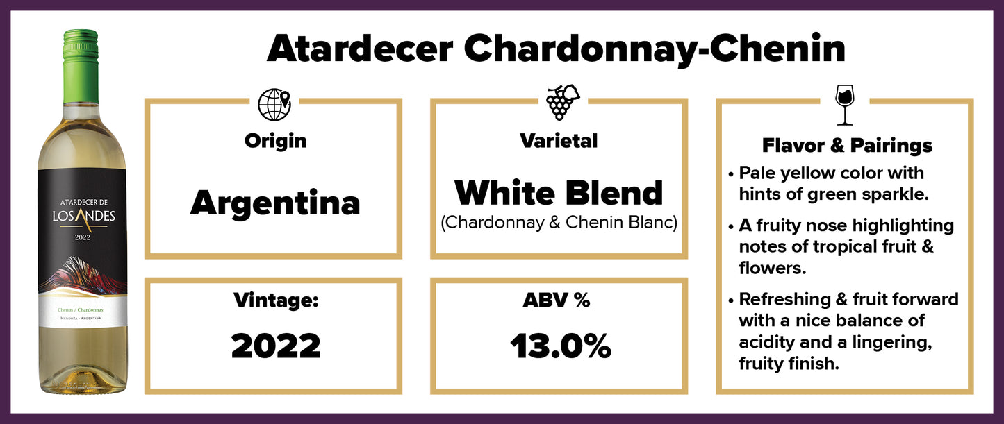 Atardecer Chardonnay-Chenin (Sweet) 2022