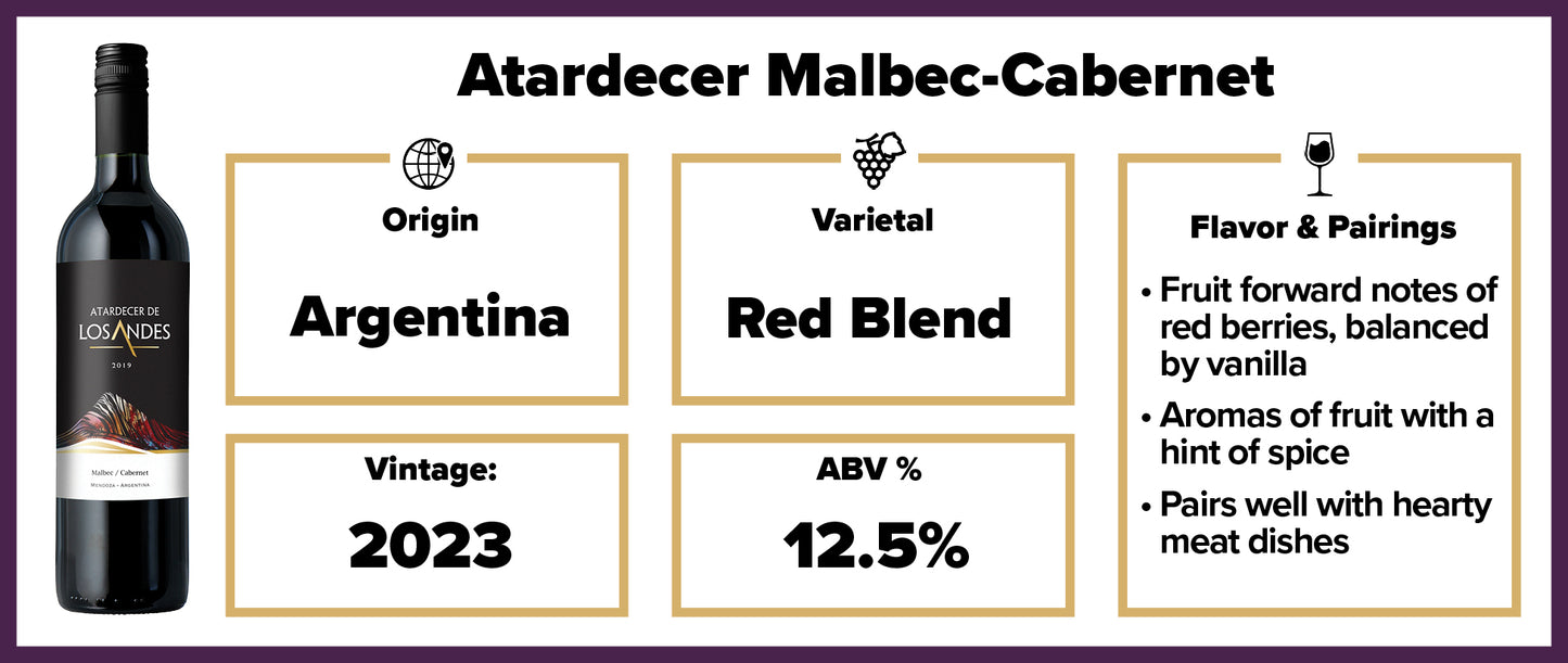 Atardecer Malbec-Cabernet 2023