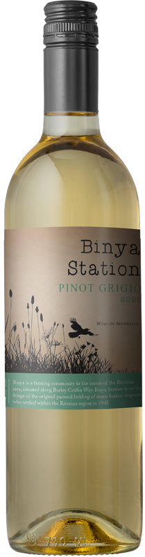 $5.99 Binya Station Pinot Grigio 2022