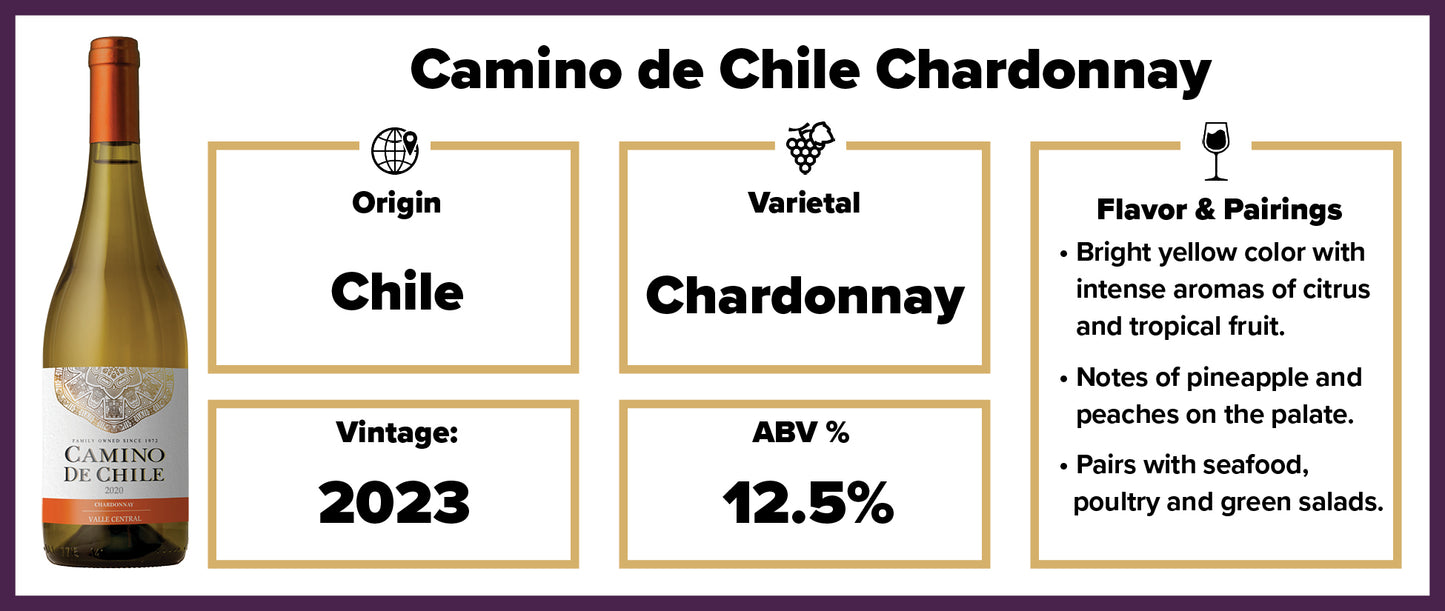 Camino de Chile Chardonnay, 2023