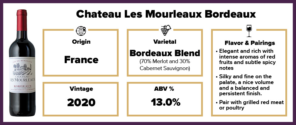 Chateau Les Mourleaux Bordeaux 2020
