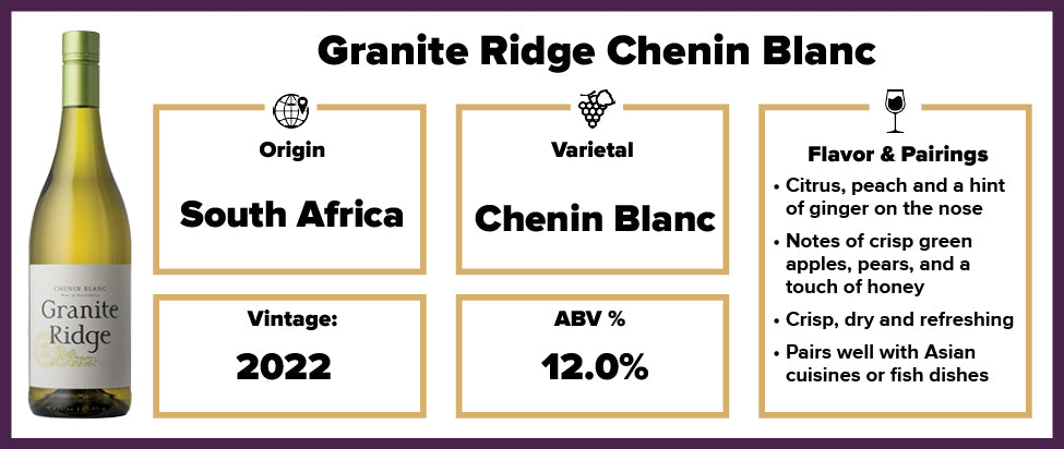 Granite Ridge Chenin Blanc 2022