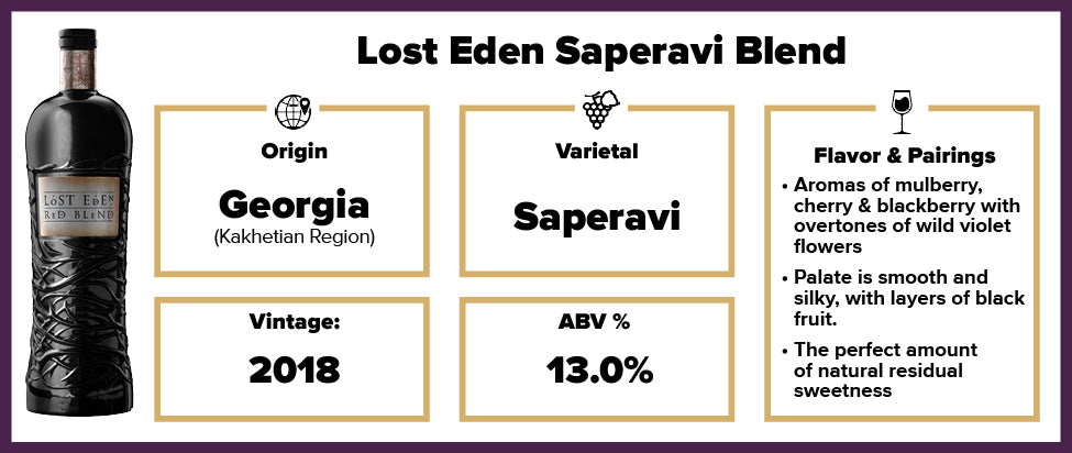 Lost Eden Saperavi Blend 2018