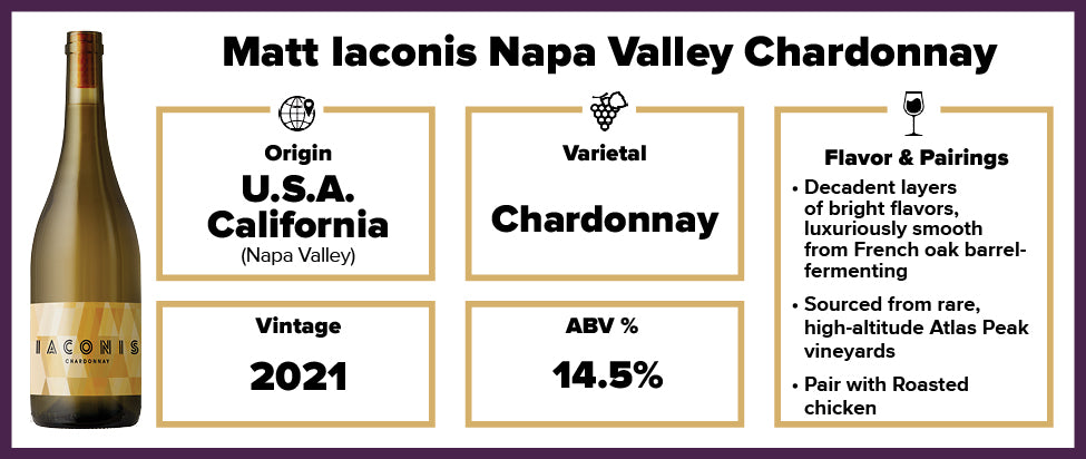 Matt Iaconis Napa Valley Chardonnay 2021