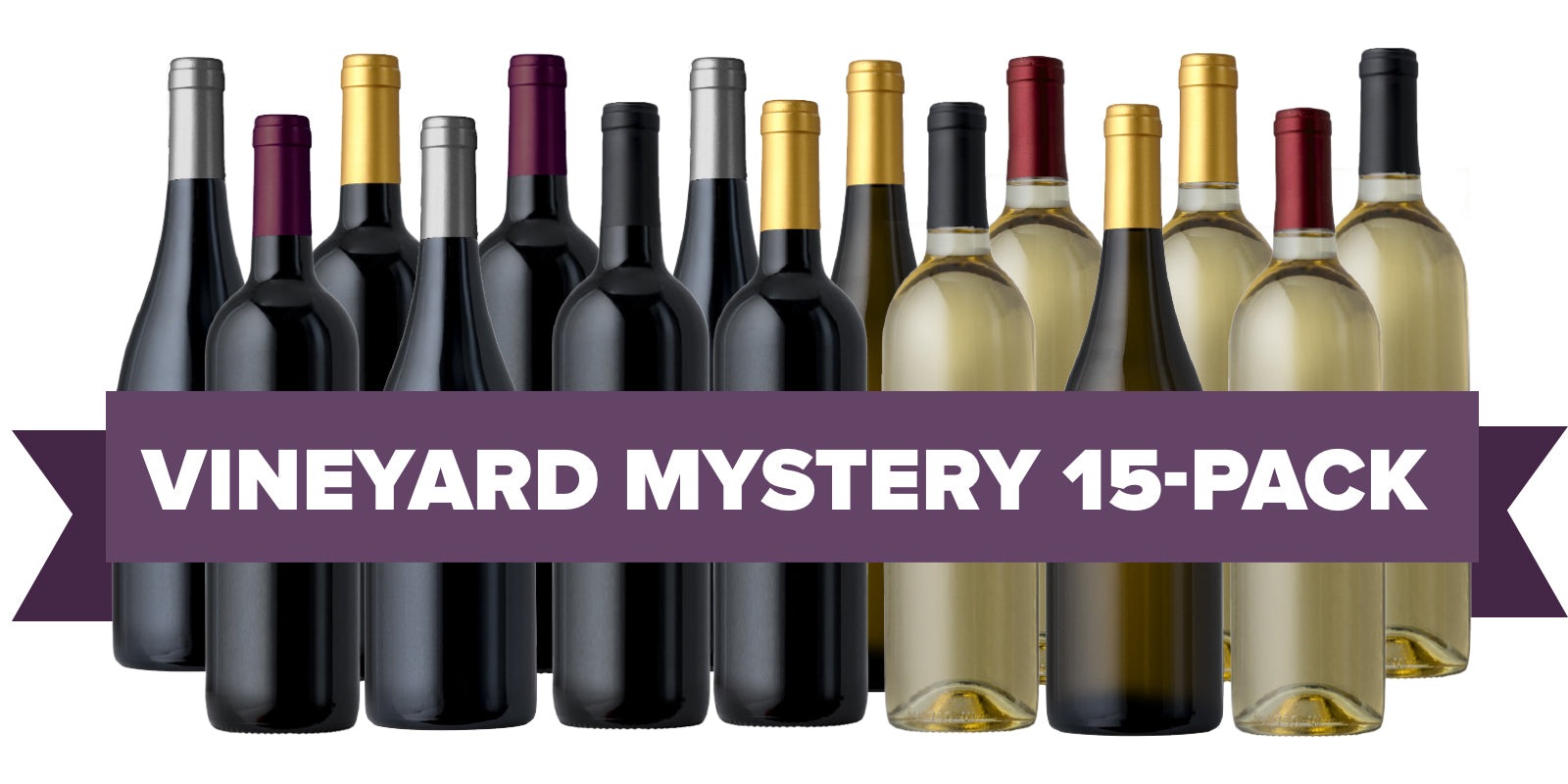 CLEARANCE: The Mystery Premium Vineyard Wines 15-Pack!