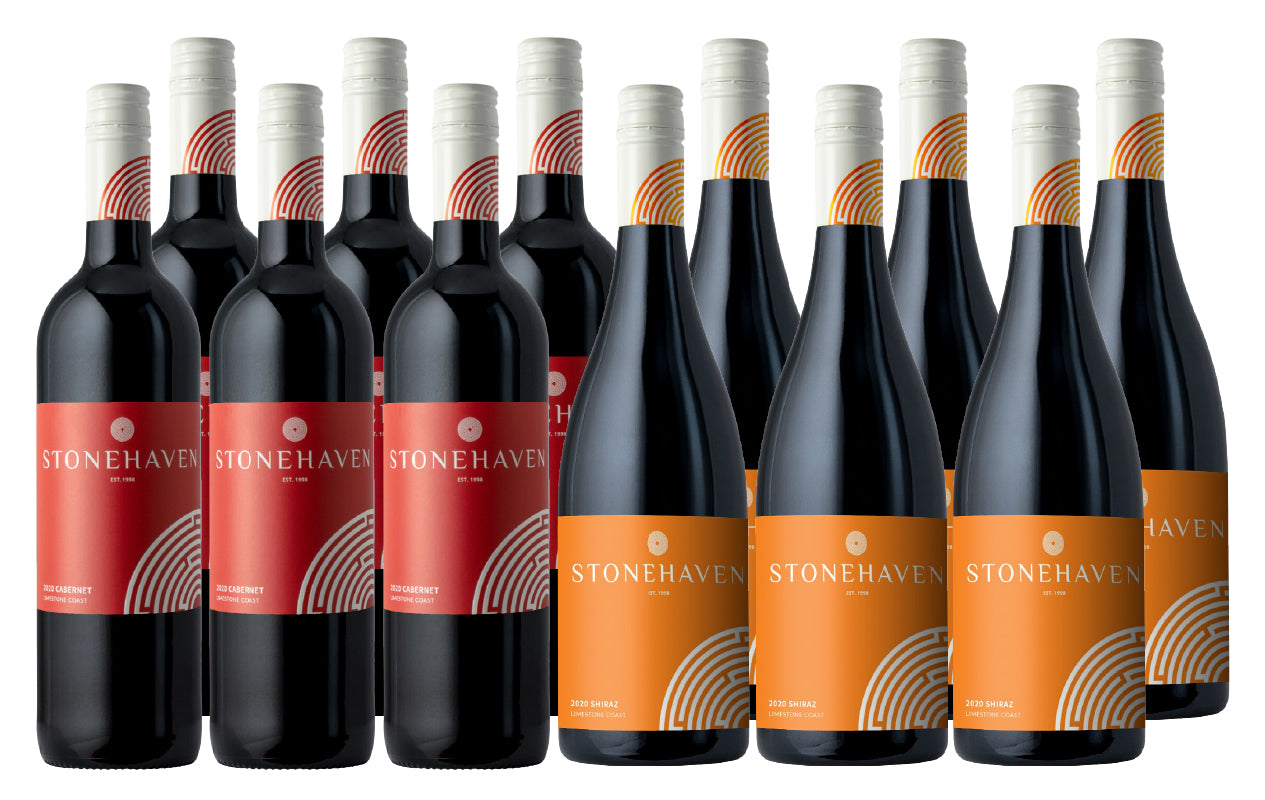 BUY 4, GET 8 FREE: The Stonehaven Austrailian Red Wine Duo!