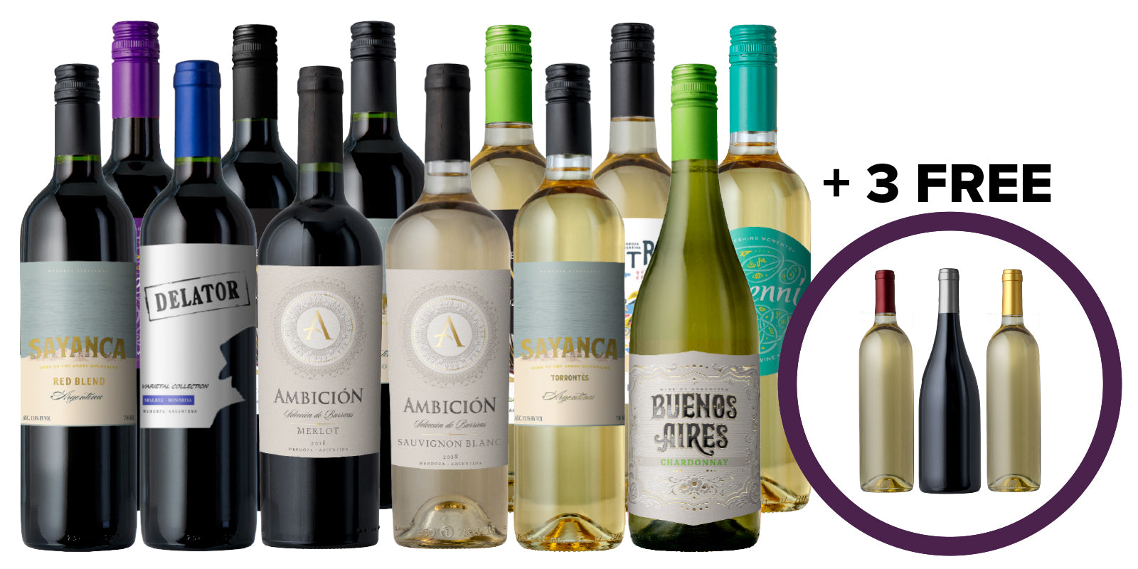 The Amazing Argentina Case + 3 FREE Mystery Bottles!