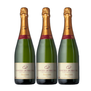 SELL OUT ALERT: Champagne Cottet Dubreuil 3-Pack Special!