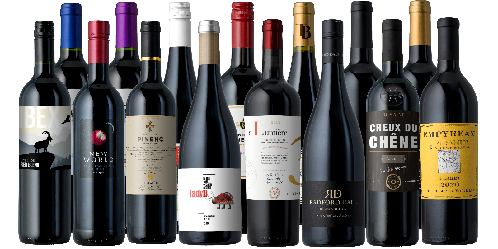 Upgrade The Best of Blends TopShelf Reds 15Pack Splash Wines