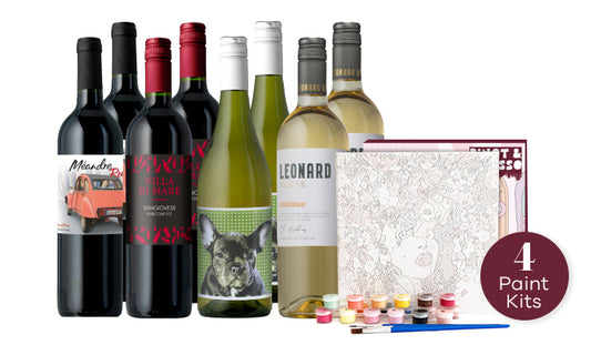 Groupon Paint & Sip 4 Person Party Box