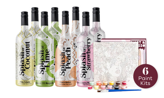 Groupon Paint & Sip 6 Person Party Box