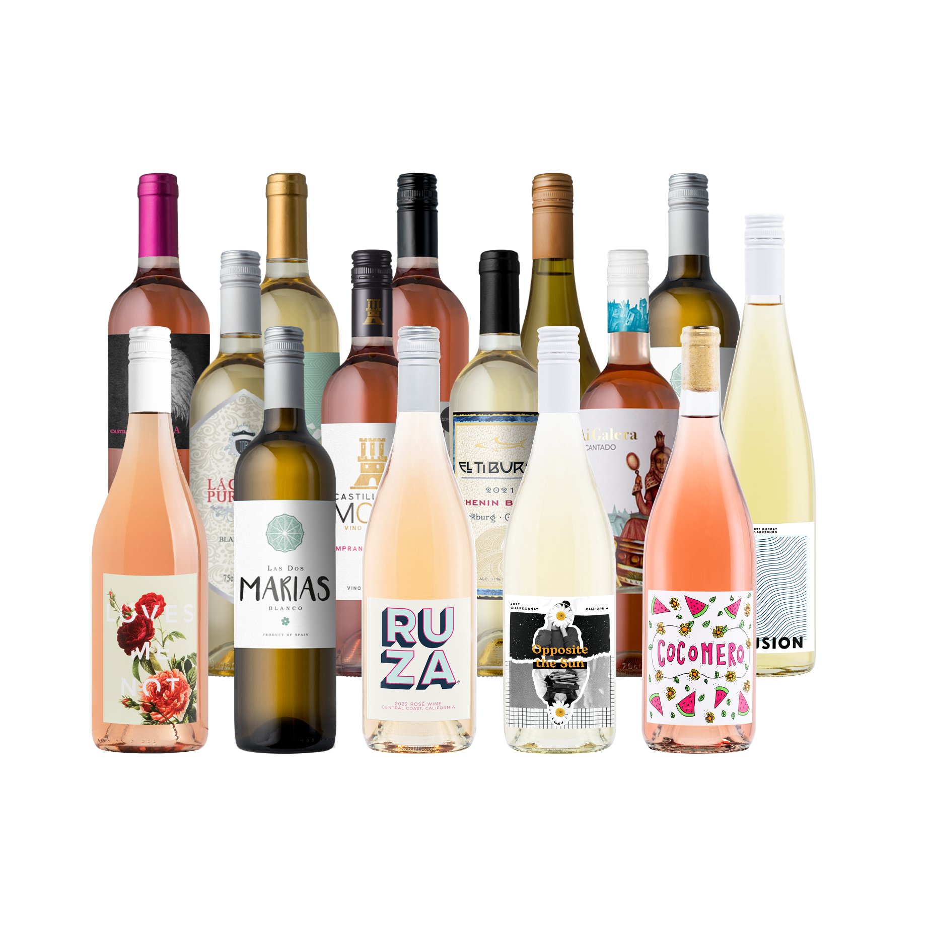 Groupon White & Rosés 15-Pack
