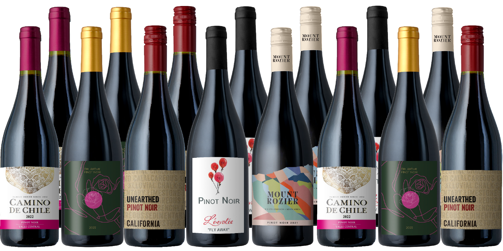 250 CASES ONLY: Pristine Pinot Noir 15-Pack