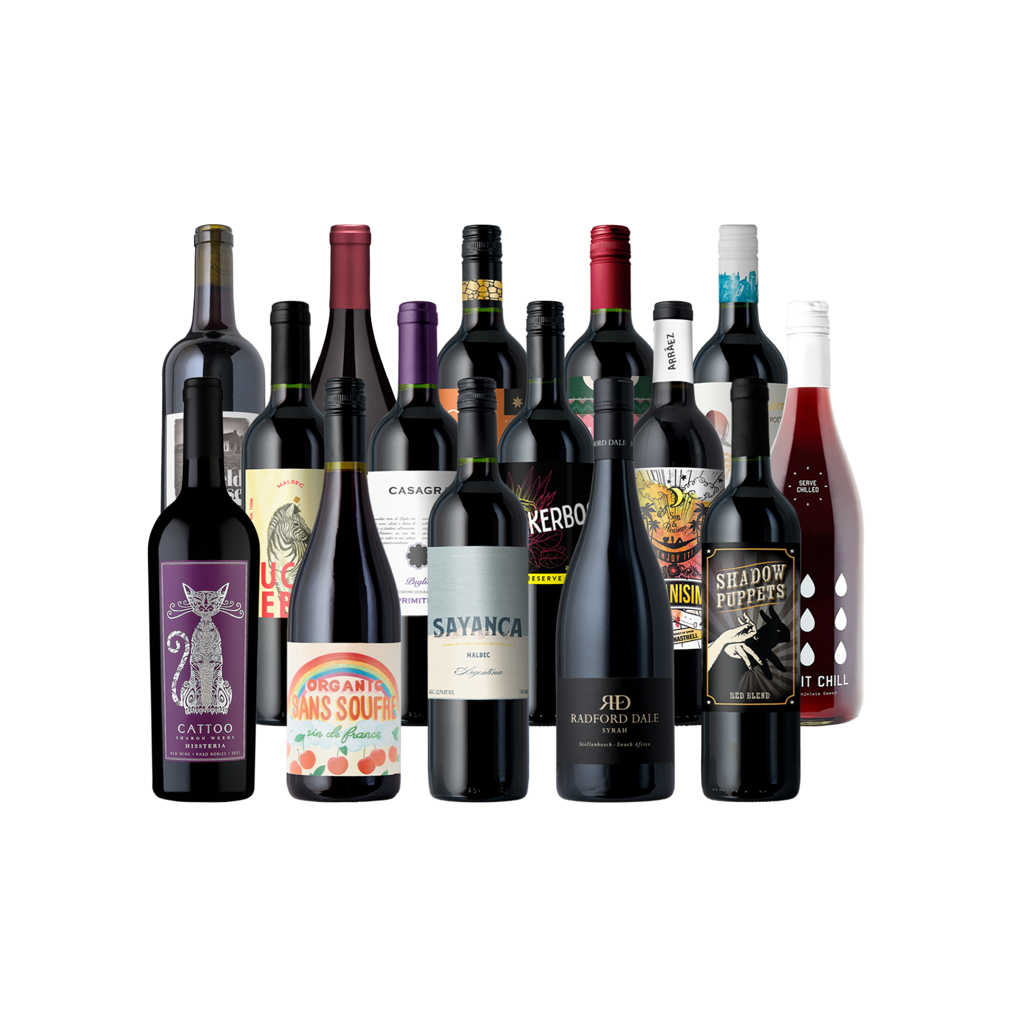 Red Wine Lover's Paradise 15-Pack