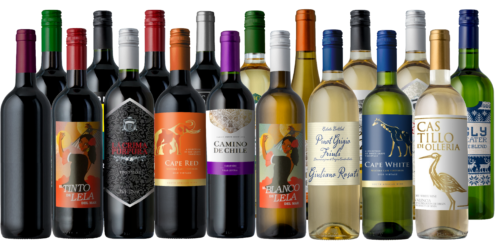 Year End Blowout- $4.99 Wines 18-Pack!
