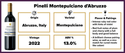 Pinelli Montepulciano d'Abruzzo DOC 2022