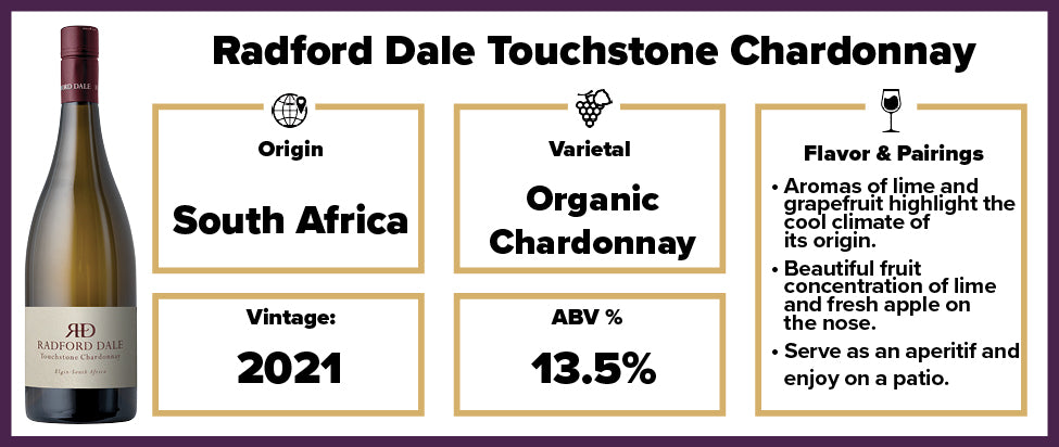 Radford Dale Touchstone Chardonnay 2021