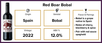 Red Boar Bobal 2022*