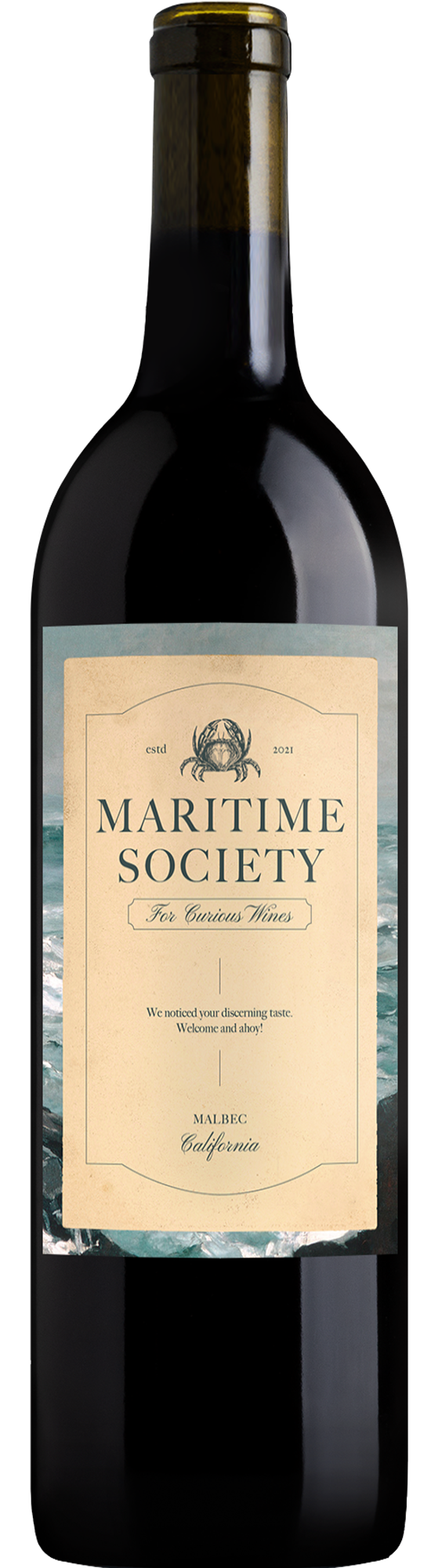 2021 The Maritime Society for Curious Wines Malbec