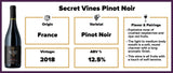 Secret Vines Pinot Noir 2018