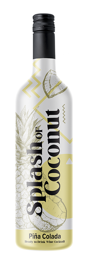 Splash Of Coconut Wine Cocktail