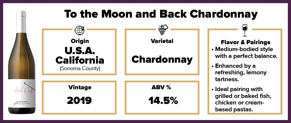 To the Moon and Back Chardonnay 2019