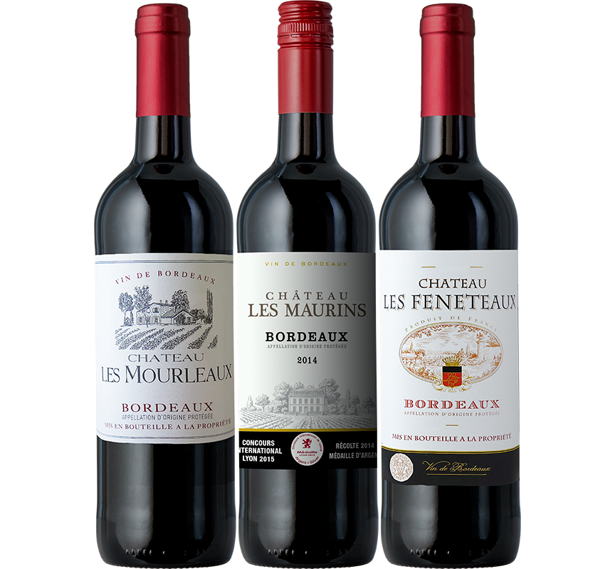 SAVE 54% - Add the Bordeaux Chateaux Trio!